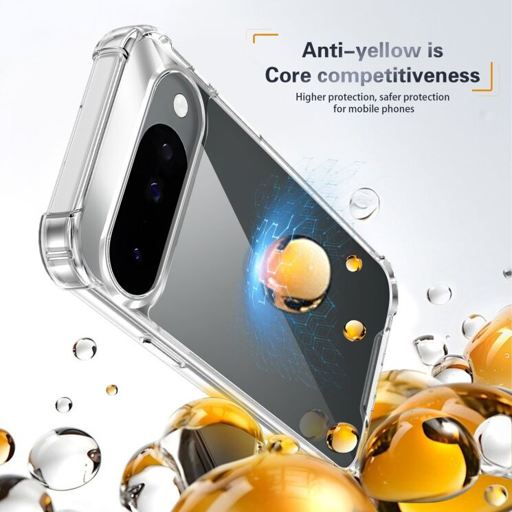 Захисний чохол Deexe Crystal Hybrid для Google Pixel 10 / 10 Pro - Transparent: фото 11 з 12