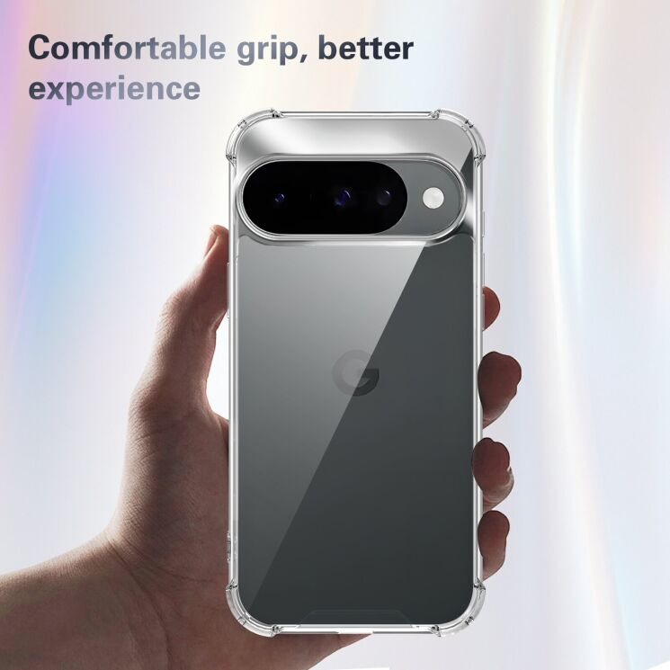 Захисний чохол Deexe Crystal Hybrid для Google Pixel 10 / 10 Pro - Transparent: фото 5 з 12