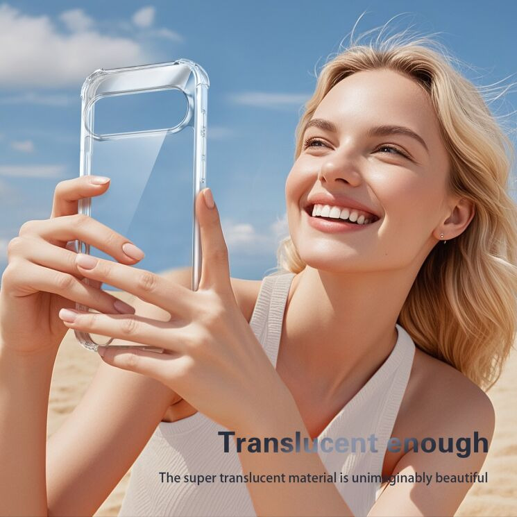 Захисний чохол Deexe Crystal Hybrid для Google Pixel 10 / 10 Pro - Transparent: фото 12 з 12