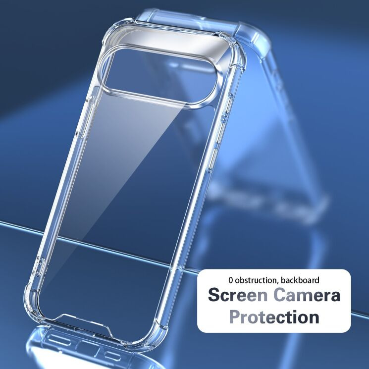 Захисний чохол Deexe Crystal Hybrid для Google Pixel 10 / 10 Pro - Transparent: фото 2 з 12