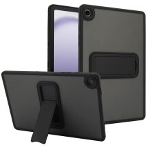 Защитный чехол Deexe Crystal Kickstand для Samsung Galaxy Tab A11 Plus (X230/236) - Black: фото 1 из 10