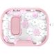 Защитный чехол Deexe Crystal Lock для AirPods Pro 3 - Pink White Flower (390166D). Фото 2 из 9