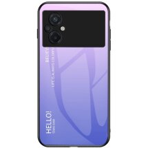 Захисний чохол Deexe Gradient Color для Xiaomi Poco M5 - Pink / Purple: фото 1 з 5