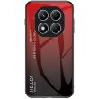 Защитный чехол Deexe Gradient Color для Xiaomi Redmi Note 14 Pro - Red / Black (379102BR)
