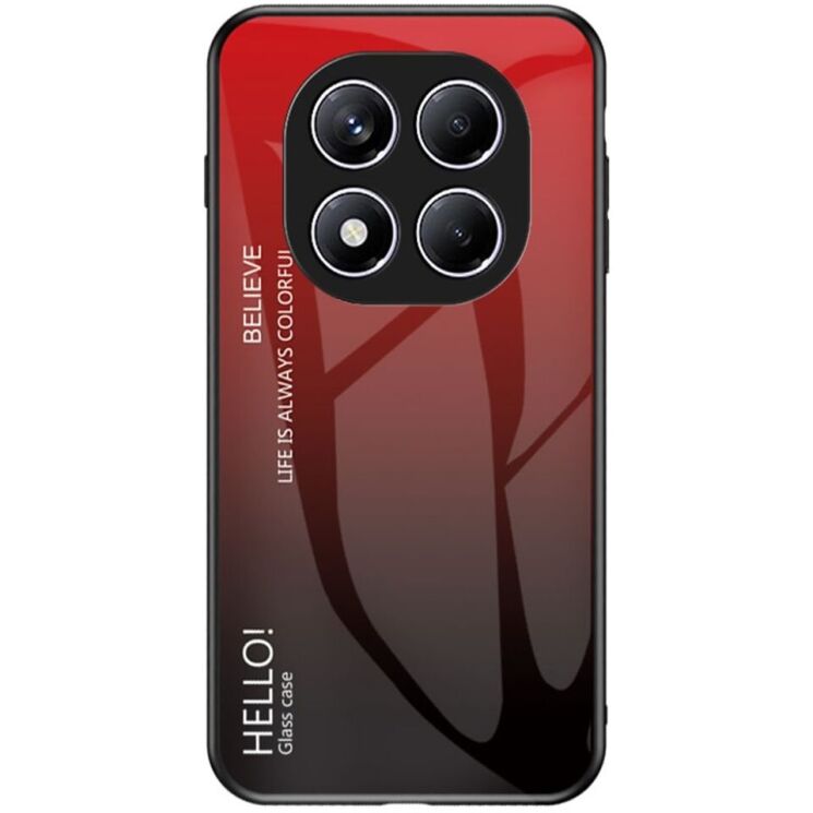 Защитный чехол Deexe Gradient Color для Xiaomi Redmi Note 14 Pro - Red / Black: фото 1 из 8