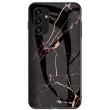 Защитный чехол Deexe Gradient Pattern для Samsung Galaxy A24 (A245) - Black / Gold (322354BF)
