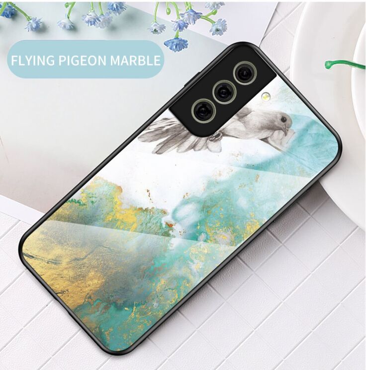 Захисний чохол Deexe Gradient Pattern для Samsung Galaxy S21 FE (G990) - Flying Pigeon: фото 2 з 12