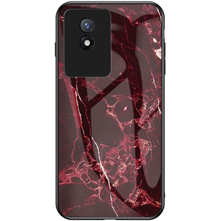Чехол с рисунком Deexe Gradient Pattern для VIVO Y02 - Red: фото 1 из 7