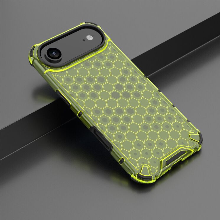 Захисний чохол Deexe Honeycomb Series для Apple iPhone 17 Air - Green: фото 3 з 6