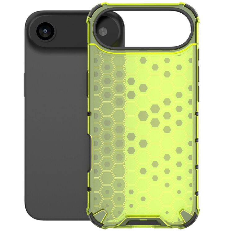 Захисний чохол Deexe Honeycomb Series для Apple iPhone 17 Air - Green: фото 2 з 6