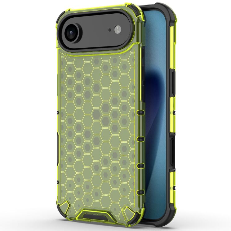 Захисний чохол Deexe Honeycomb Series для Apple iPhone 17 Air - Green: фото 1 з 6