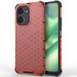 Защитный чехол Deexe Honeycomb Series для Realme C33 - Red (309211R)
