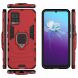 Чехол с подставкой Deexe Hybrid Case для VIVO V20 - Red (268912R). Фото 3 из 7