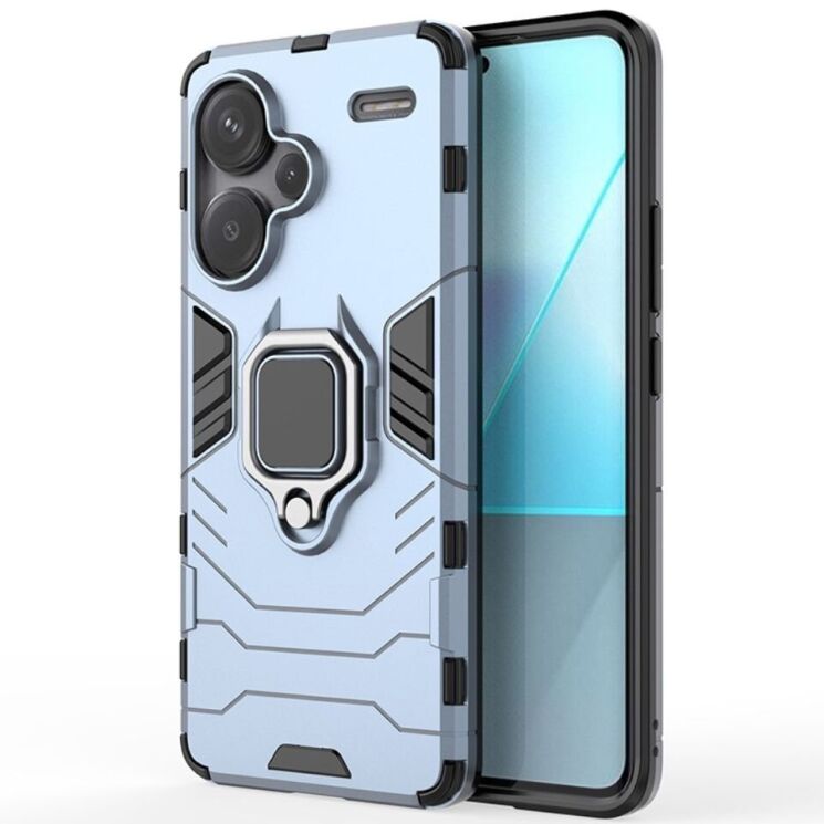 Захисний чохол Deexe Hybrid Case для Xiaomi Redmi Note 13 Pro+ - Blue: фото 1 з 5