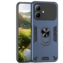 Защитный чехол Deexe Hybrid Shell для Infinix Smart 20 - Blue: фото 1 из 7