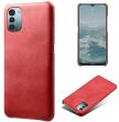 Защитный чехол Deexe Leather Back Cover для Nokia G21 / G11 - Red (298130R)