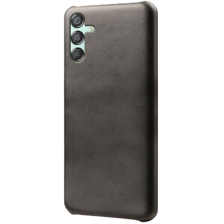 Захисний чохол Deexe Leather Back Cover для Samsung Galaxy M15 (M156) - Black: фото 1 з 4