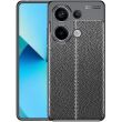 Защитный чехол Deexe Leather Cover для Xiaomi Redmi Note 13 - Black (345940B)