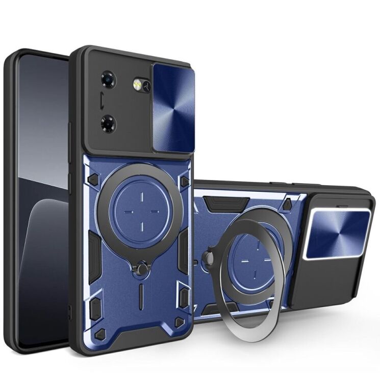 Защитный чехол Deexe Magnetic Space для TECNO Pova 5 - Blue: фото 1 из 10