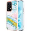 Защитный чехол Deexe Marble Style для Honor 200 Lite - Light Green (363133LG)
