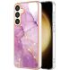 Захисний чохол Deexe Marble Style для Samsung Galaxy S24 - Light Purple (343532LV). Фото 1 з 6