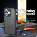 Защитный чехол Deexe Matte Skin Kickstand with MagSafe для Honor 600 Lite - Transparent Black (411807TB). Фото 2 из 13