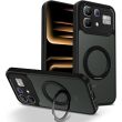 Защитный чехол Deexe Matte Skin Kickstand with MagSafe для Infinix Note 60 Pro / Note 60 - Black (409416B)