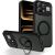 Защитный чехол Deexe Matte Skin Kickstand with MagSafe для Infinix Note 60 Pro / Note 60 - Black: фото 1 из 8