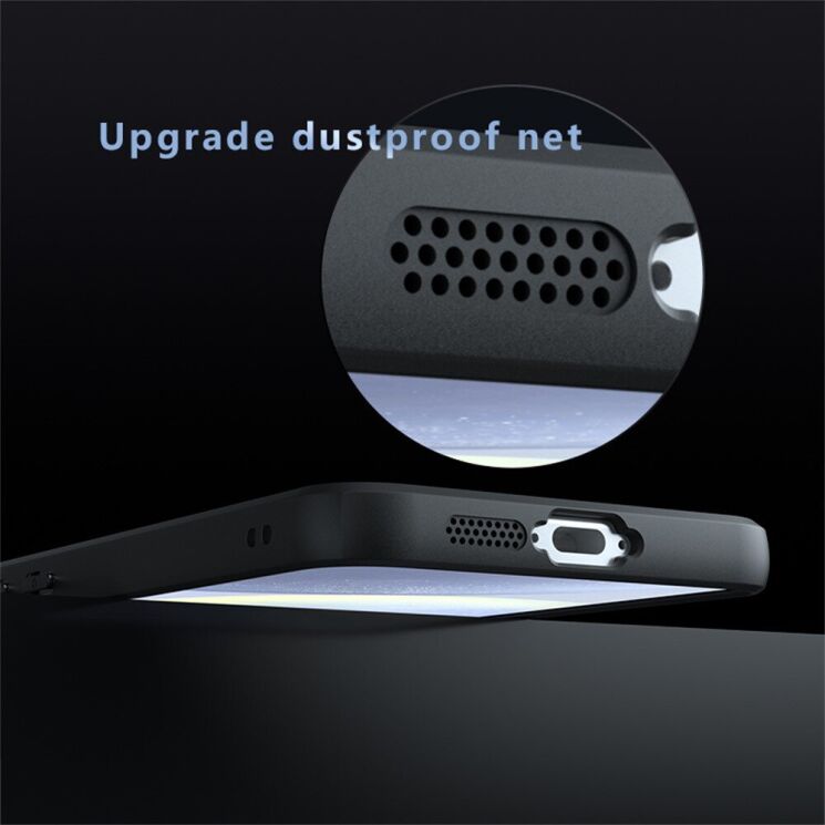 Защитный чехол Deexe Matte Skin with MagSafe для Samsung Galaxy S24 FE (S721) - Transparent / Black: фото 8 из 13
