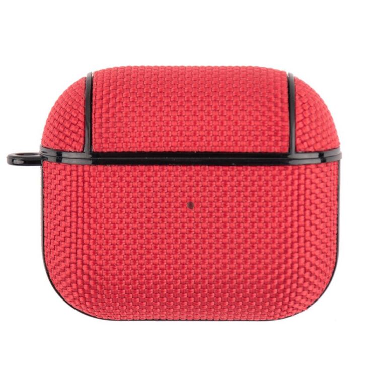 Захисний чохол Deexe Nylon Cover для Apple AirPods 3 - Red: фото 1 з 3