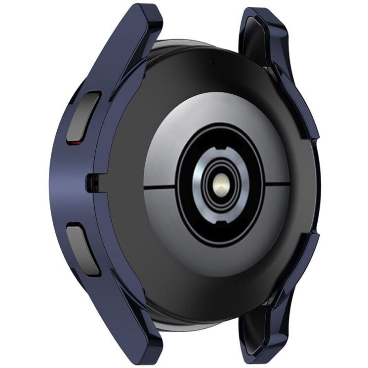 Захисний чохол Deexe Protective Frame для Samsung Galaxy Watch FE (40mm) - Midnight Blue: фото 6 з 7