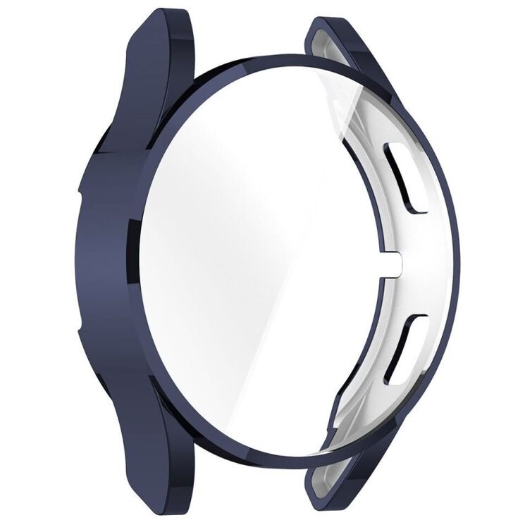 Захисний чохол Deexe Protective Frame для Samsung Galaxy Watch FE (40mm) - Midnight Blue: фото 2 з 7