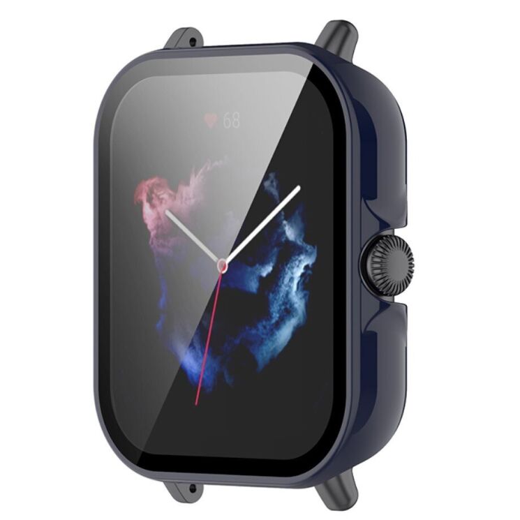 Защитный чехол Deexe Protective Frame для Xiaomi Amazfit GTS 3 - Midnight Blue: фото 1 из 9