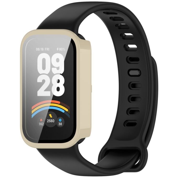 Защитный чехол Deexe Protective Frame для Xiaomi Mi Smart Band 9 Active / Redmi Band 3 - Ivory White: фото 5 из 7