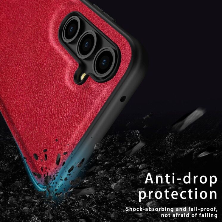 Защитный чехол Deexe Retro Cover для Samsung Galaxy M35 (M356) - Brown: фото 6 из 7