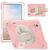 Защитный чехол Deexe Rotation Hybrid для Samsung Galaxy Tab S12 Plus - Pink: фото 1 из 10