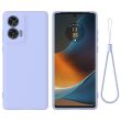 Защитный чехол Deexe Silicone Case для Motorola Edge 50 Fusion - Purple (354220V)