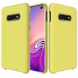 Защитный чехол Deexe Silicone Case для Samsung Galaxy S10 (G973) - Yellow (216658Y)