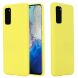 Защитный чехол Deexe Silicone Case для Samsung Galaxy S20 Plus (G985) - Yellow (314024Y). Фото 1 из 6