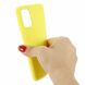 Защитный чехол Deexe Silicone Case для Samsung Galaxy S20 Plus (G985) - Yellow (314024Y). Фото 3 из 6