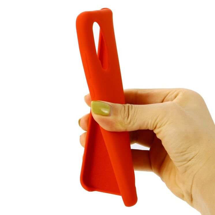 Силіконовий (TPU) чохол Deexe Silicone Case для Xiaomi Mi 9 Lite / Mi CC9 - Red: фото 4 з 6