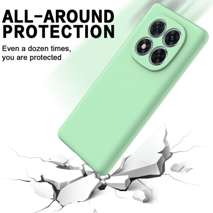 Защитный чехол Deexe Silicone Case для Xiaomi Poco X7 - Black: фото 5 из 8