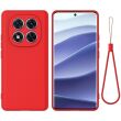Защитный чехол Deexe Silicone Case для Xiaomi Poco X7 - Red (375009R)