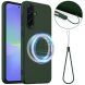 Защитный чехол Deexe Silicone Case with MagSafe для Samsung Galaxy A36 (A366) / A56 (A566) - Dark Green (380110DG). Фото 1 из 8