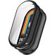 Защитный чехол Deexe Silicone Frame для Xiaomi Mi Smart Band 8 / 9 - Black (326044B). Фото 1 из 8