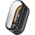 Защитный чехол Deexe Silicone Frame для Xiaomi Mi Smart Band 8 / 9 - Black: фото 1 из 8