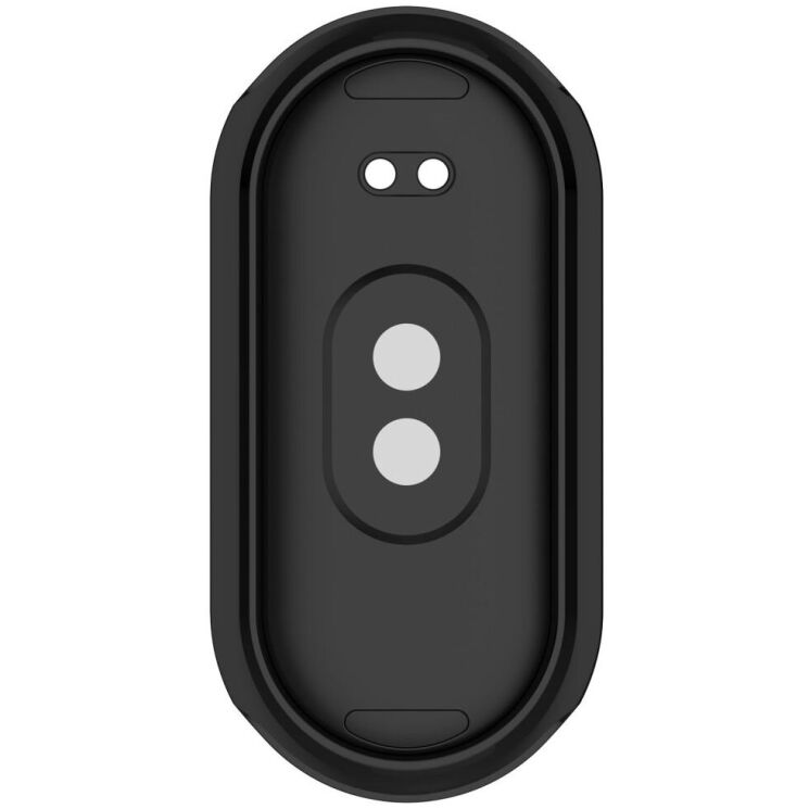 Защитный чехол Deexe Silicone Frame для Xiaomi Mi Smart Band 8 / 9 - Black: фото 7 из 8