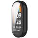 Защитный чехол Deexe Silicone Frame для Xiaomi Mi Smart Band 8 / 9 - Black (326044B). Фото 2 из 8