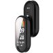 Защитный чехол Deexe Silicone Frame для Xiaomi Mi Smart Band 8 / 9 - Black (326044B). Фото 3 из 8
