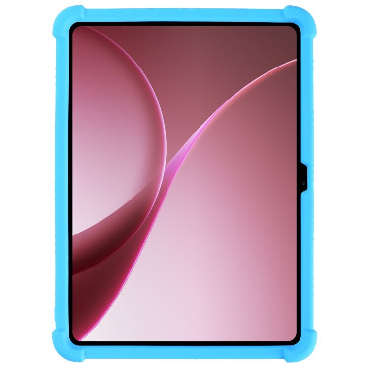 Захисний чохол Deexe Silicone Kickstand для OnePlus Pad Go 2 - Baby Blue: фото 3 з 8